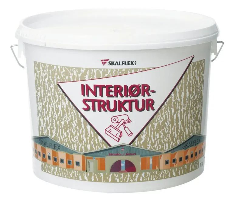skalflex interiør strukturmaling - fin