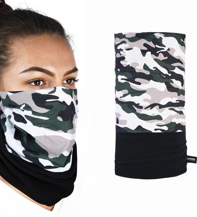 OXC - Halsedisse - 1 stk. pakke - Polyester med Fleece - One size - Camo Snug