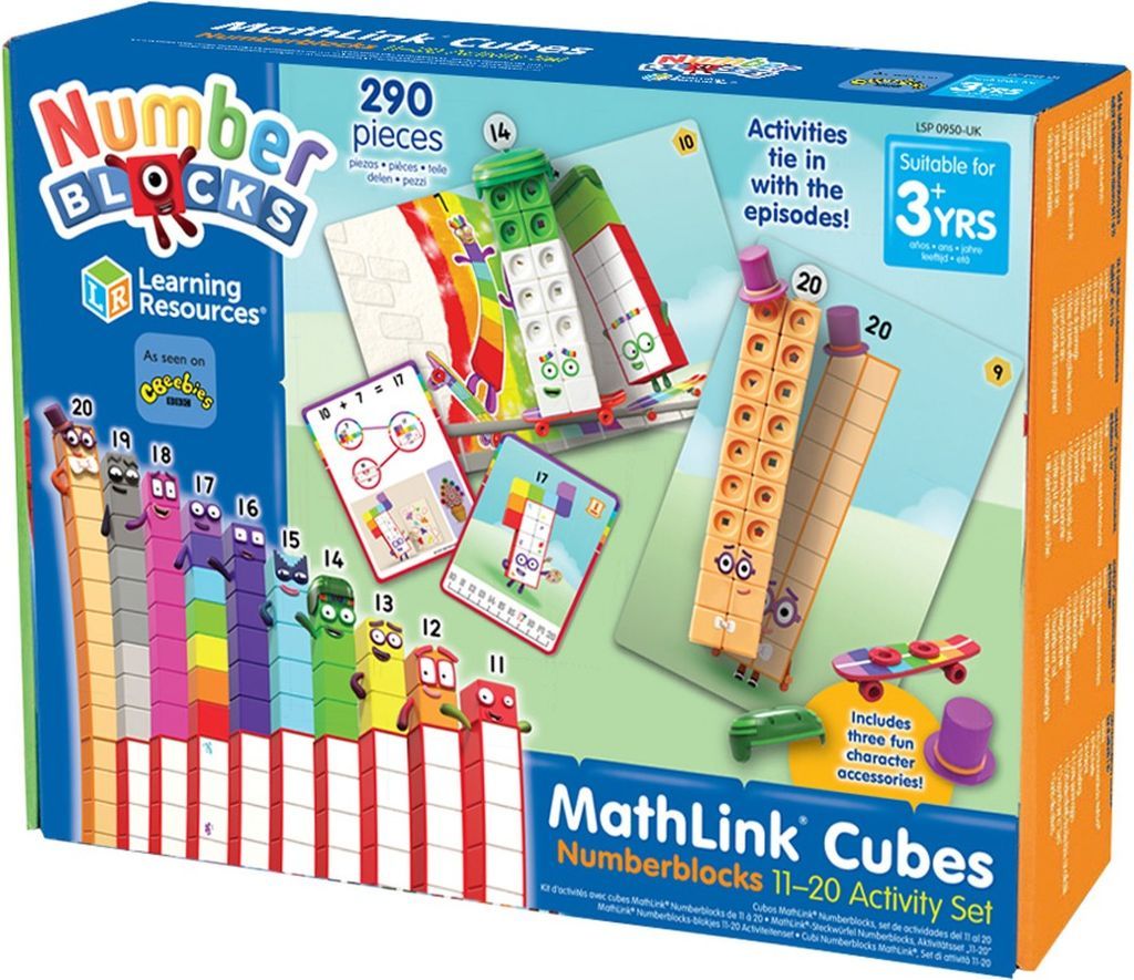 learning resources numberblocks mathlink cubes 11-20