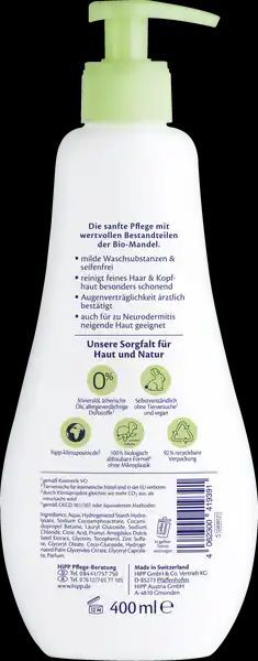 Hipp Babysanft Waschgel Haut & Haar