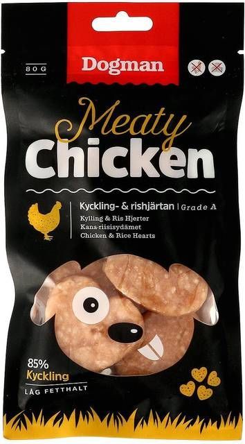 Dogman Chicken and Rice Pieces 0.08kg