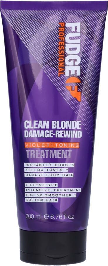 Fudge Clean Blonde Damage Rewind Violet-Toning Treatment 200 ml