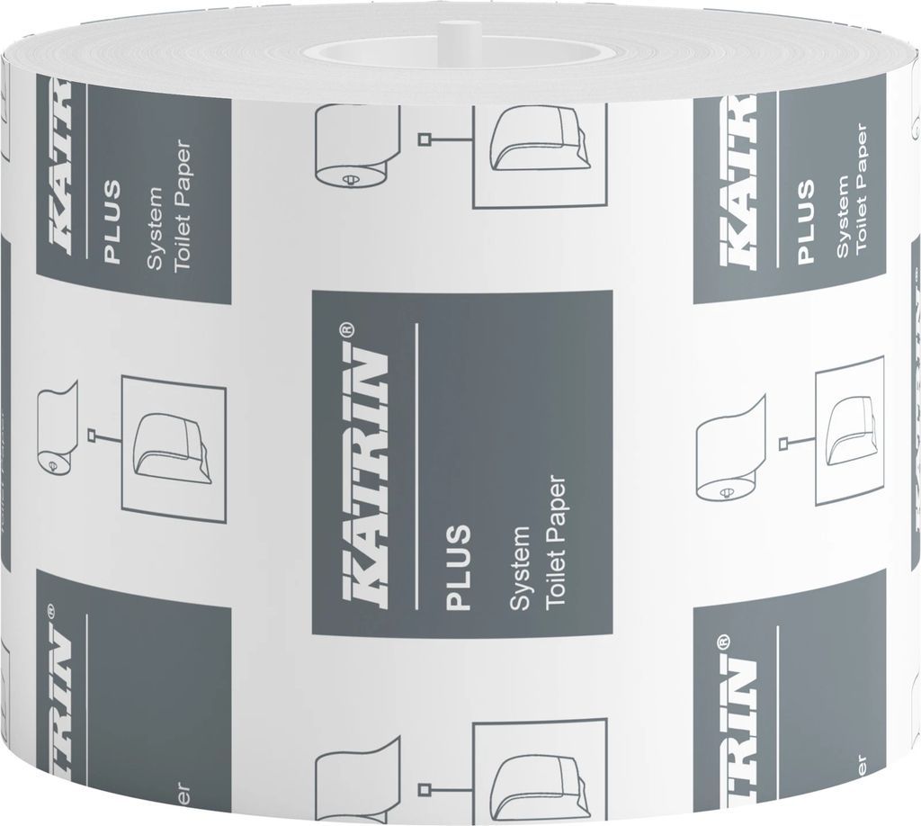 Katrin Toiletpapir 2-lag P 85,5 m Hvid Plus Ø13,5 cm 36 rl (87365)