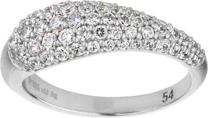 ByBiehl Ocean Flow Ring Sparkle Sølv