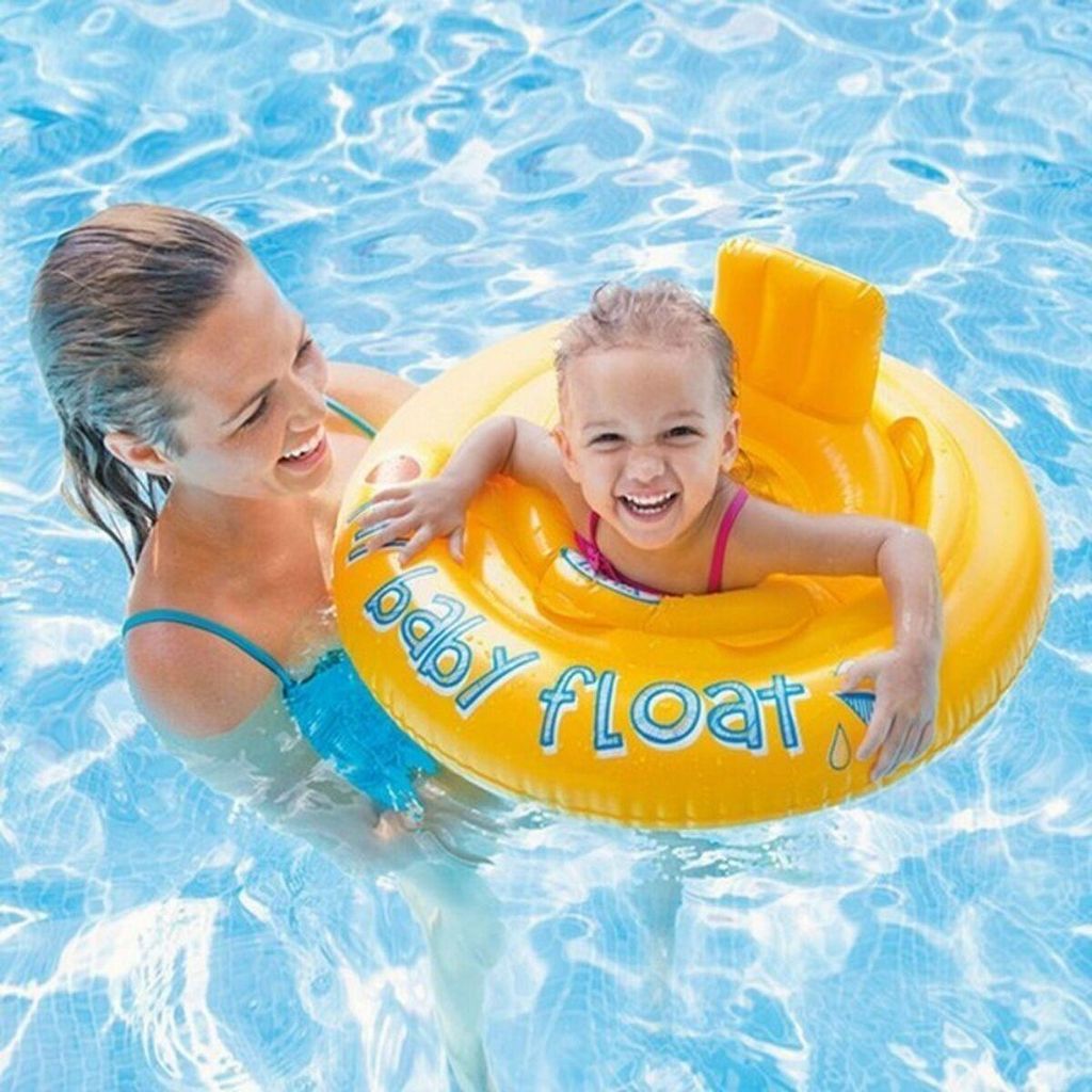 Intex baby badering 70 cm - gul, fra 6 måneder