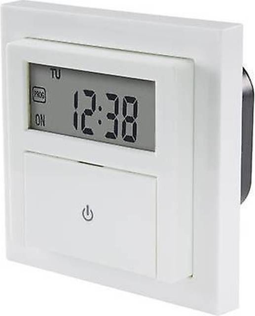 Sygonix SY-4504968 Undermonteret timer digital Udendør 1800 W Countdown-funktion, inkl. overflademonteret ramme, Start-/stop-funktion, Programmeringsfunktion