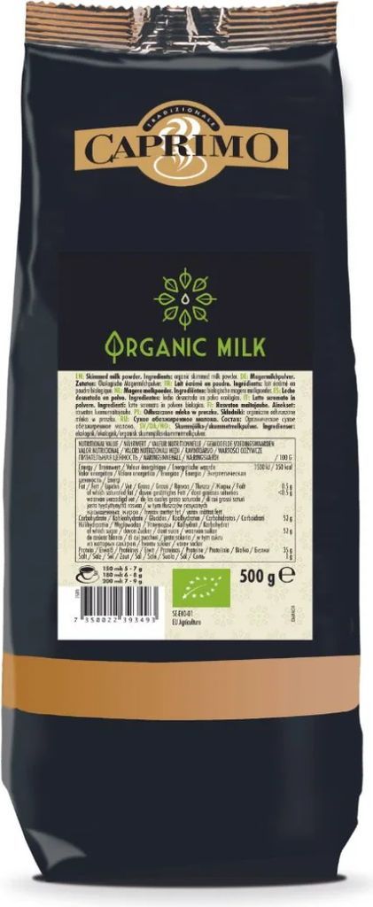 Caprimo Økologisk Skummetmælkspulver 500g 10pack