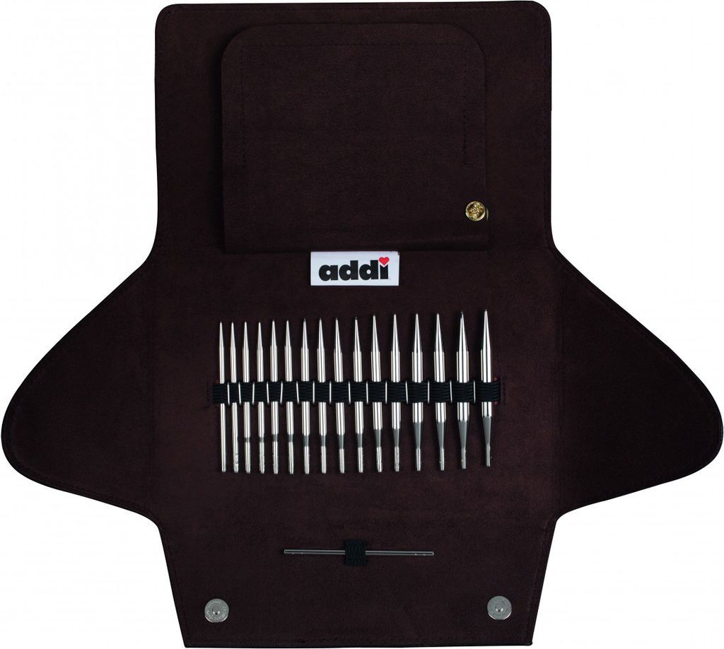 ADDI Click Lace Udskiftbar Rundpindesæt 3.50-8.00mm Kort