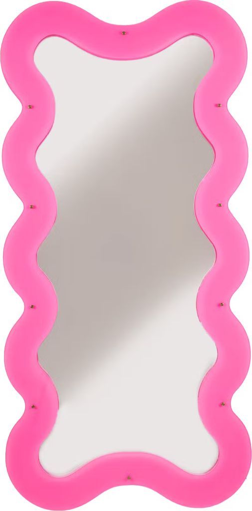 seletti supercurve tall spegel rosa