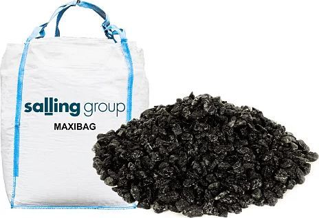Maxibag Sorte Granitskærver 11-16 mm Bigbag 1600 kg