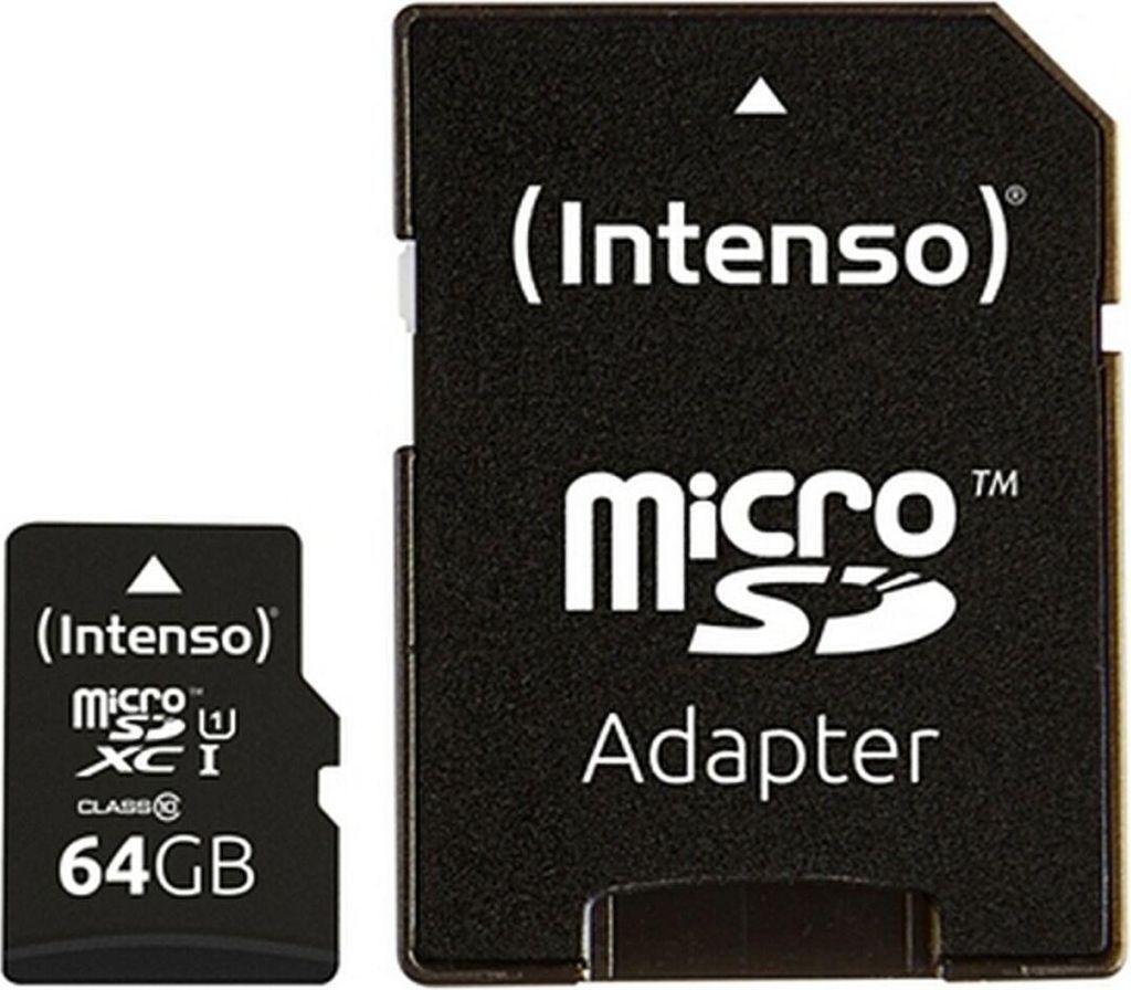 INTENSO microSDXC UHS-I Premium hukommelseskort 128 GB inkl. SD-adapter