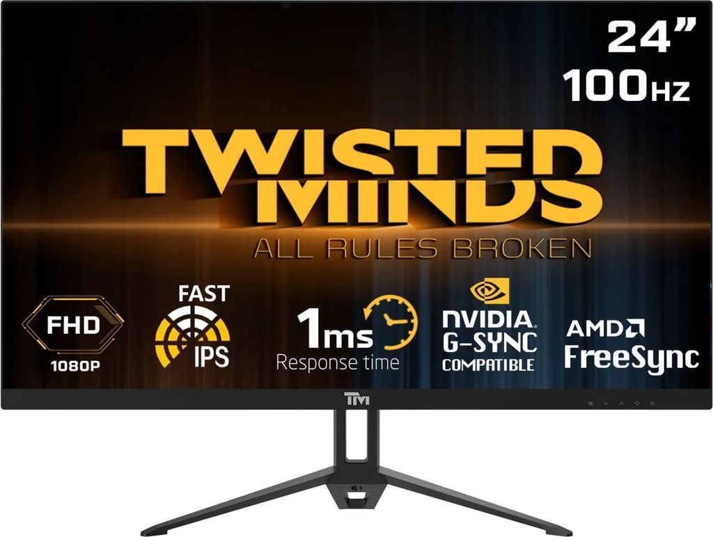 Twisted Minds TM24FHD100IPS 24" gaming skærm