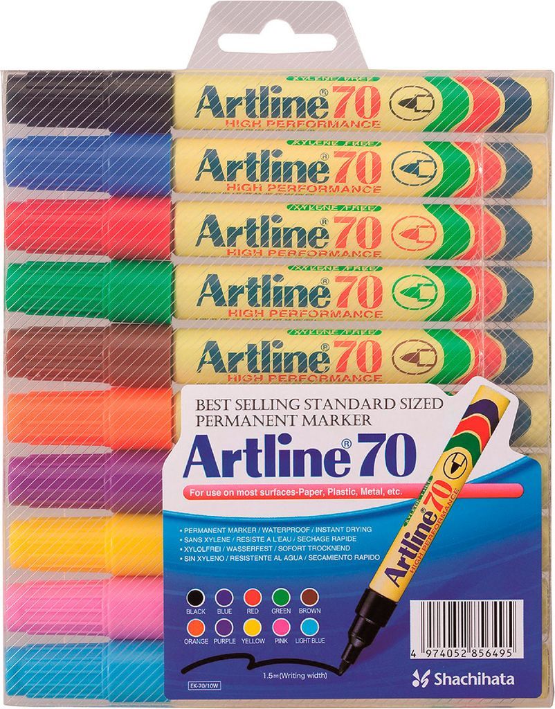 Artline EK-70 Permanent Marker 10-pack
