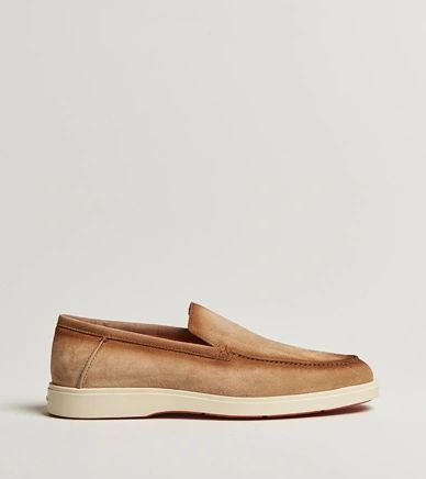 Santoni Mockasin Sandaler Mocka - Blå