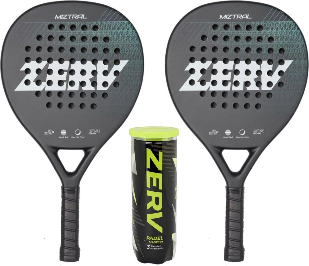 ZERV Padel Pakketilbud (ZERV Monzoon + ZERV Padel Master+)