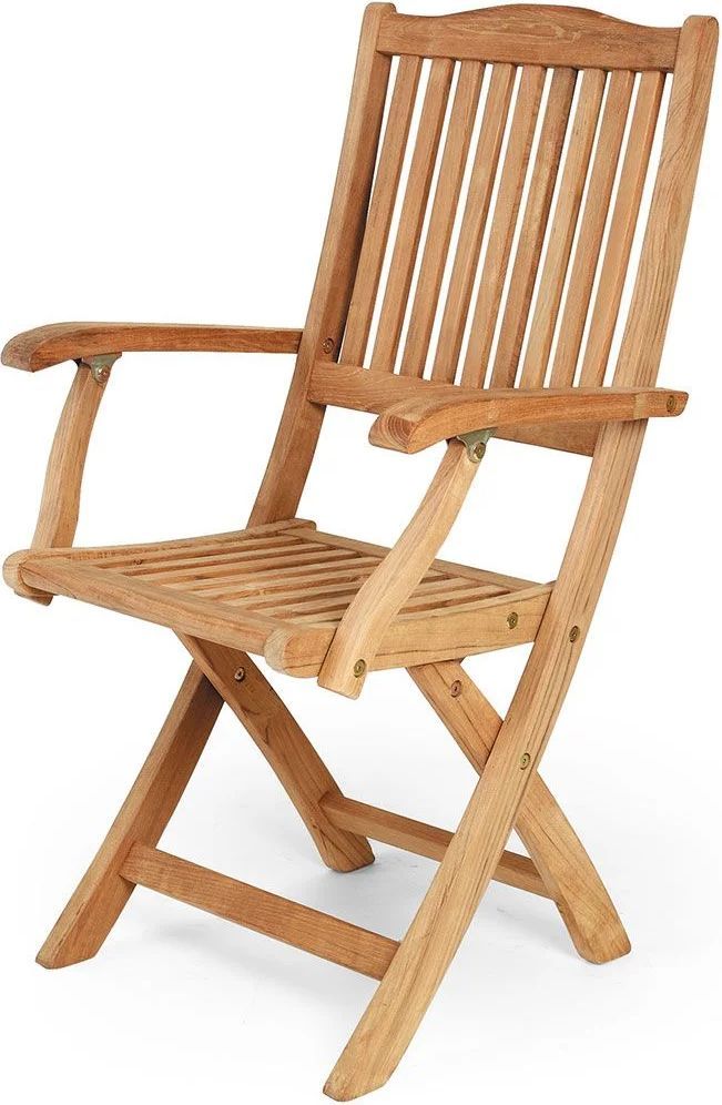 Brafab, Filippa Stol/Karmstol Natur Teak Brafab