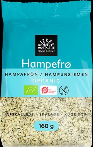 urtekram hampefrø afskallede ø (160 g)