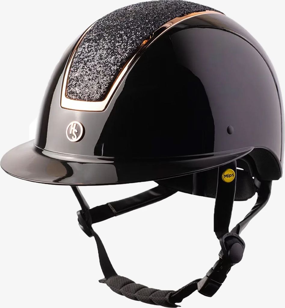 Hansbo Sport Ridhjälm MIPS Vision Golden Chrome
