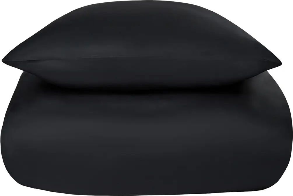 Bambus sengetøy 140x200 cm - 100% bambus - Sort