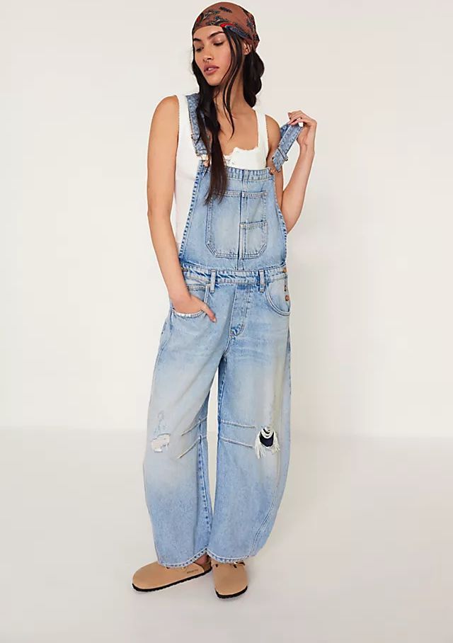We The Free Good Luck Barrel Dungarees