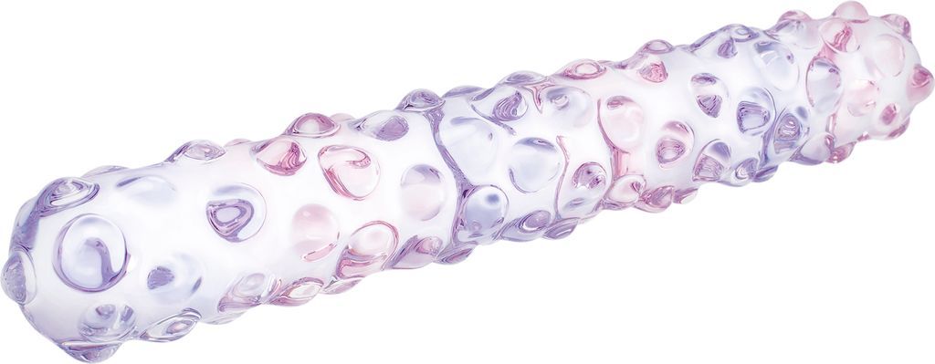 Iroha Glas Purple Rose Nubby Dildo