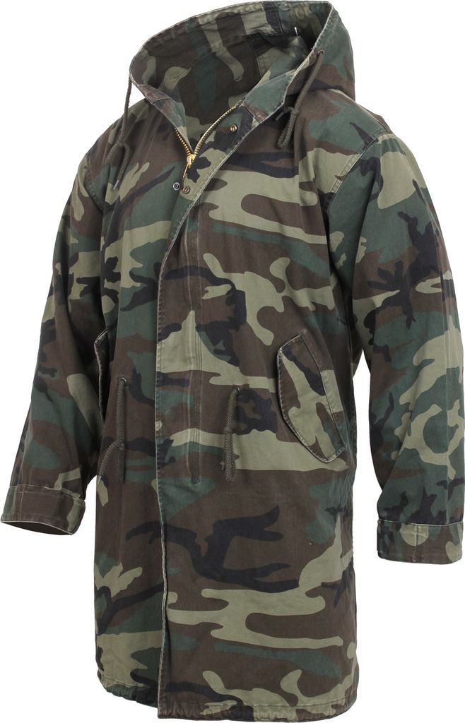 Rothco M-51 Fishtail Parka Jakke Woodland - M