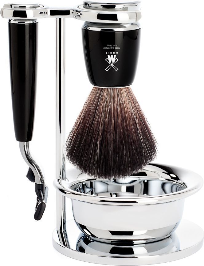 Mühle Barbersæt Med DE-skraber Vivo