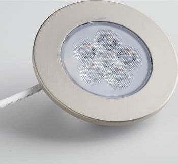 Loevschall Id-led spot 350ma 3000k stål