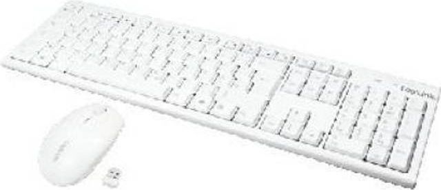 LogiLink Combo Set with Autolink - Tastatur & Mus sæt - Hvid
