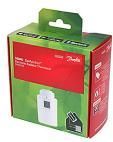 Danfoss Eco Home Bluetooth elektronisk radiatortermostat. Inkl. RA+RAV+RAVL+M30 ventiladapter. Ekskl. batteri. Blisterpack.