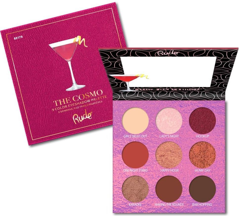 RUDE Cocktail Party 9 Eyeshadow Palette The Cosmo