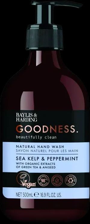 Baylis & Harding Goodness Hand Wash Sea Kelp & Peppermint 500ml