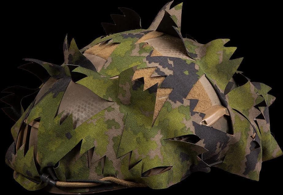Helmet camo scrim