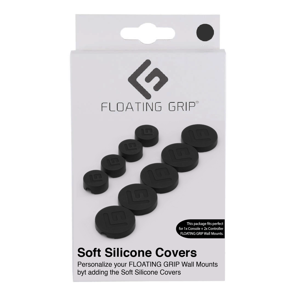 Floating Grip Vægbeslags Covers - Sort