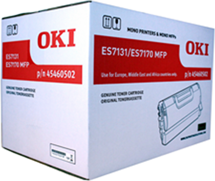 OKI 45460502 / Black Toner - Lasertoner Sort
