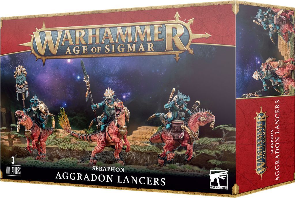 Games Workshop Age of Sigmar: Seraphon Aggradon Lancers