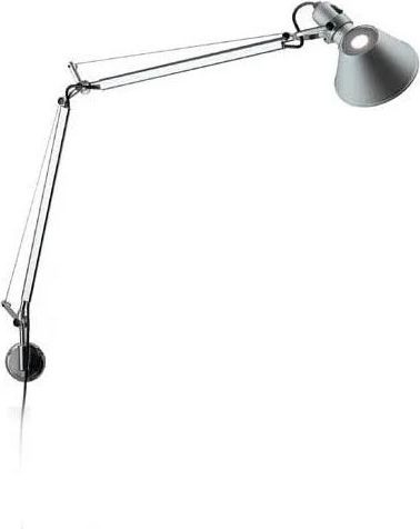 tolomeo micro parete væglampe alu - artemide