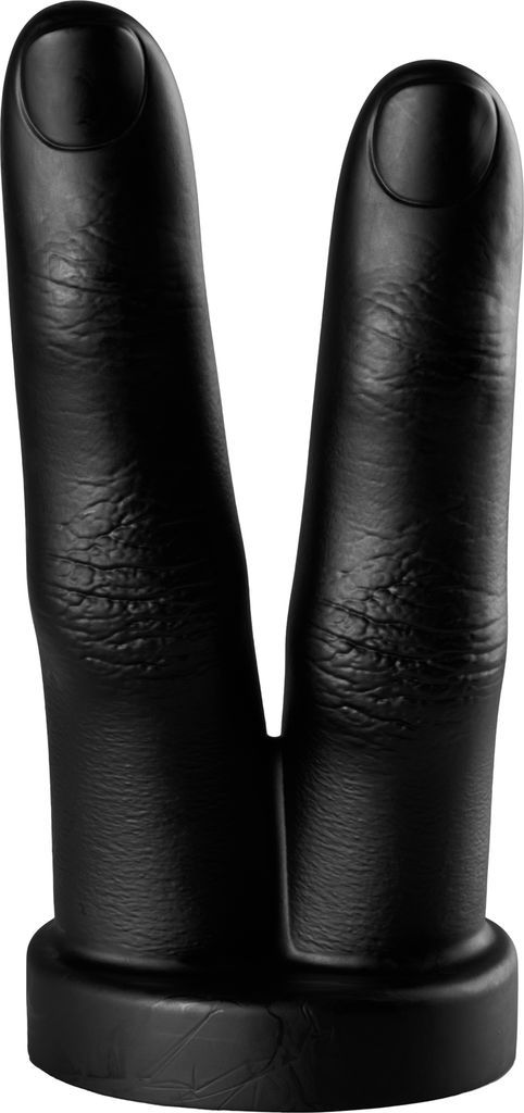 Buttr Victory Double Finger Butt Plug Black
