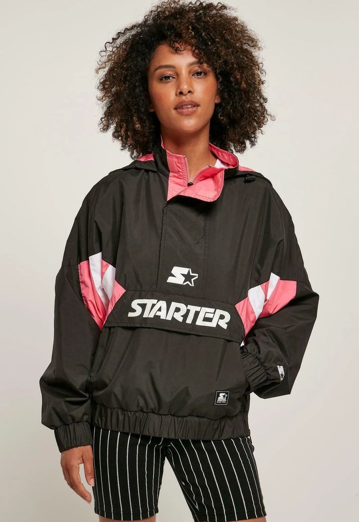 starterwindbreaker - black /pink