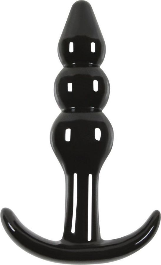 NSNovelties: Jelly Rancher, Ripple T-Plug, black
