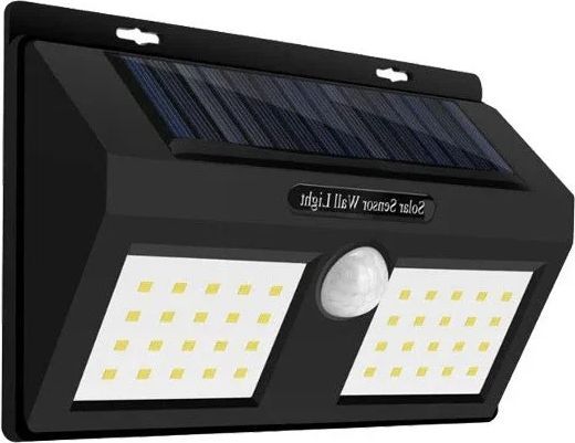 Lvt Solcelle Væglampe M. Sensor Ip65
