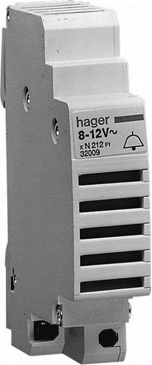 Hager ringeklokke for DIN-skinne