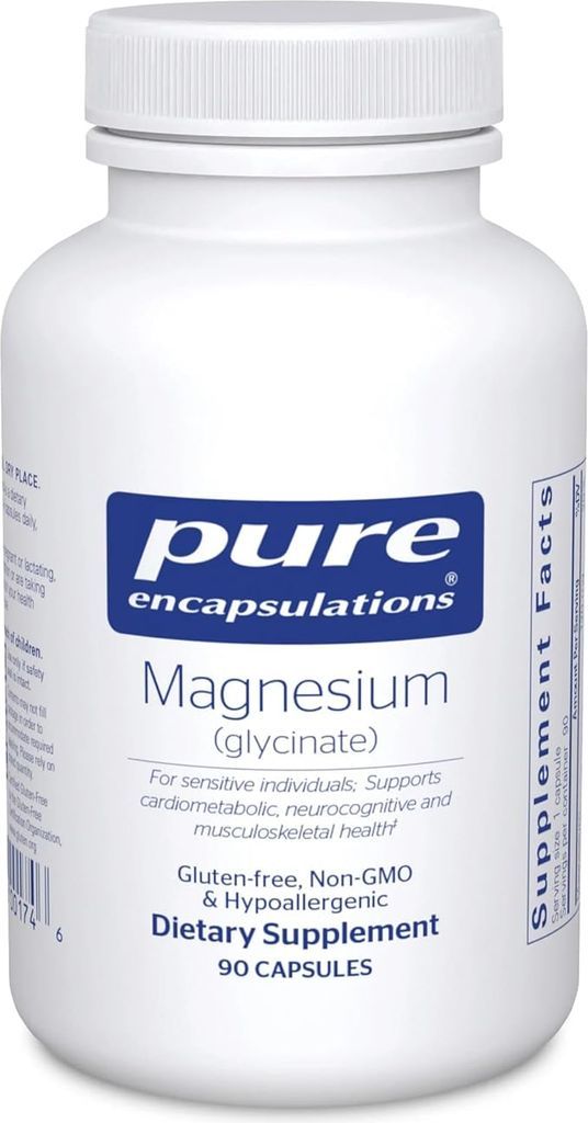 Pure Encapsulations Magnesium (glycinate) Capsules 90