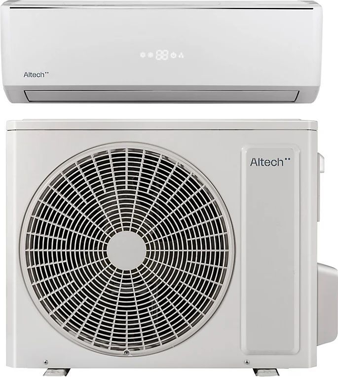 altech polaris 12k varmepumpe luft-luft a++, r32 køl. indb. wi-fi, 0,8-4,5 kw varmeeffekt