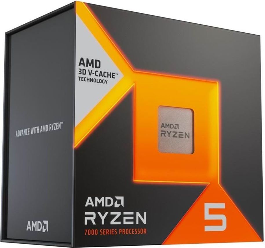 AMD Ryzen 5 7500X3D CPU - 6 kärnor - 4 GHz - AMD AM5 - AMD Boxed (utan kylare)