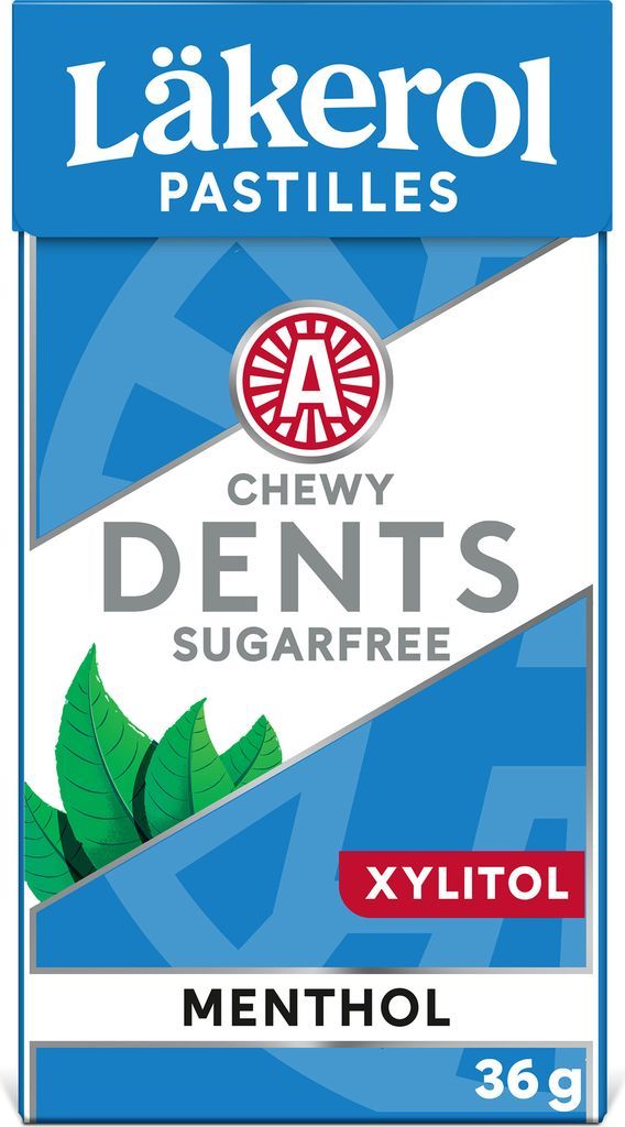 Läkerol Dents Menthol 36g