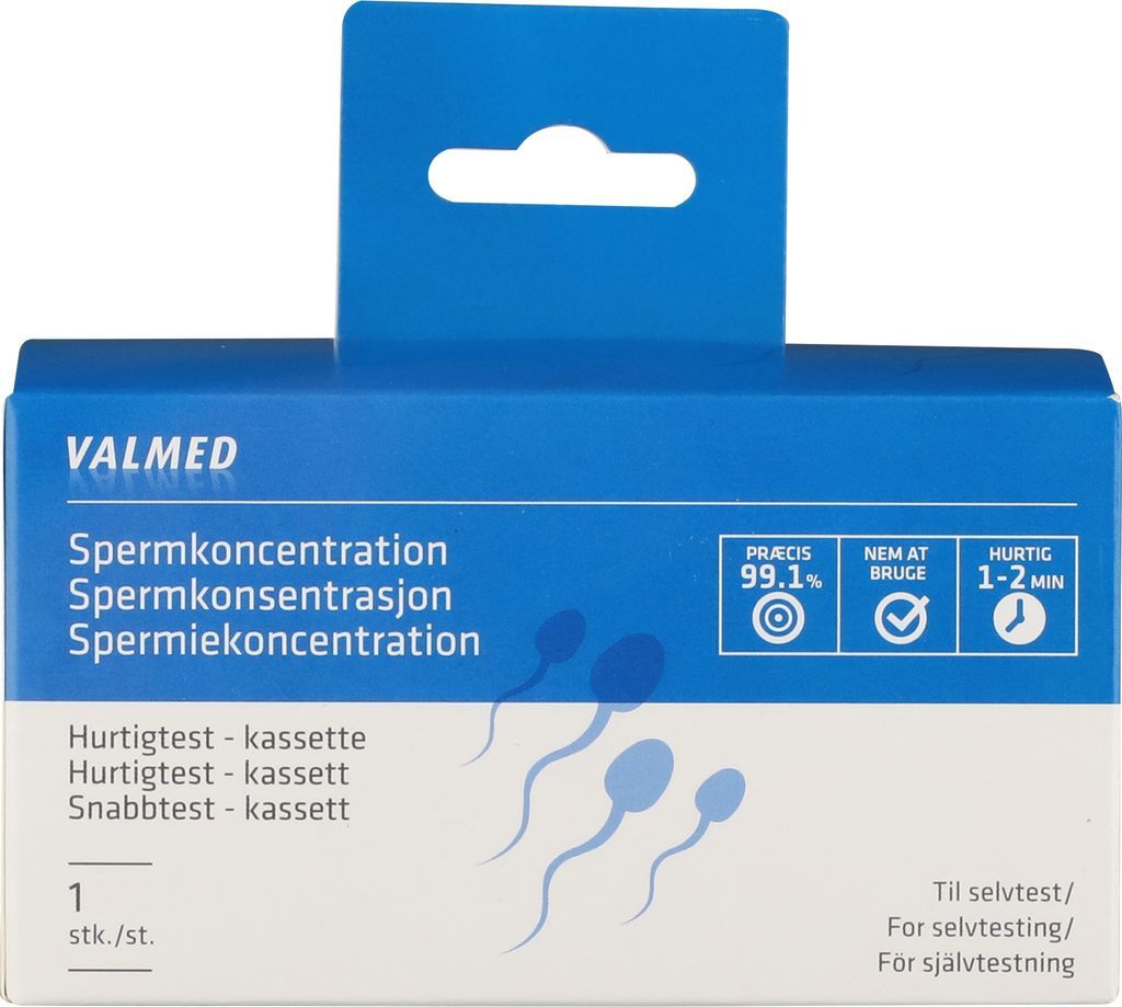 Valmed Sædkvalitetstest   1 stk.