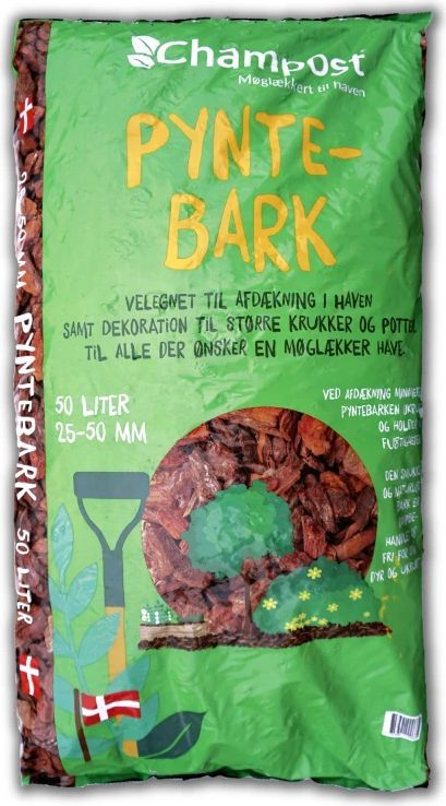 Pyntebark fra Champost 25-50 mm, 50 liter