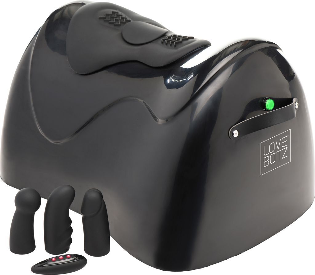 LoveBotz The Bucking Saddle Sexmaskine      - Sort