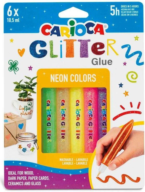 CARIOCA Glitter Glue neon